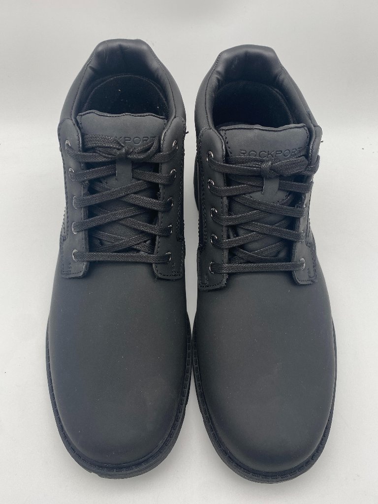 Rockport Ss Plain Toe Boot Black #A13714 Men's Size 8.5w
